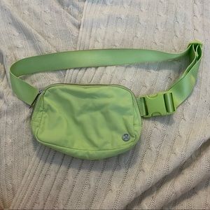 Lululemon Neon Everyday Belt Bag Crossbody Original Length Bag Green Bum Bag